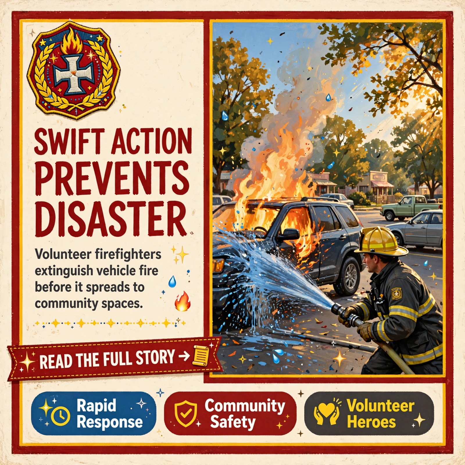 π Vehicle Fire Extinguished Safely in Dunlap Parking Lot β Featured Image Featured image for "π Vehicle Fire Extinguished Safely in Dunlap Parking Lot"