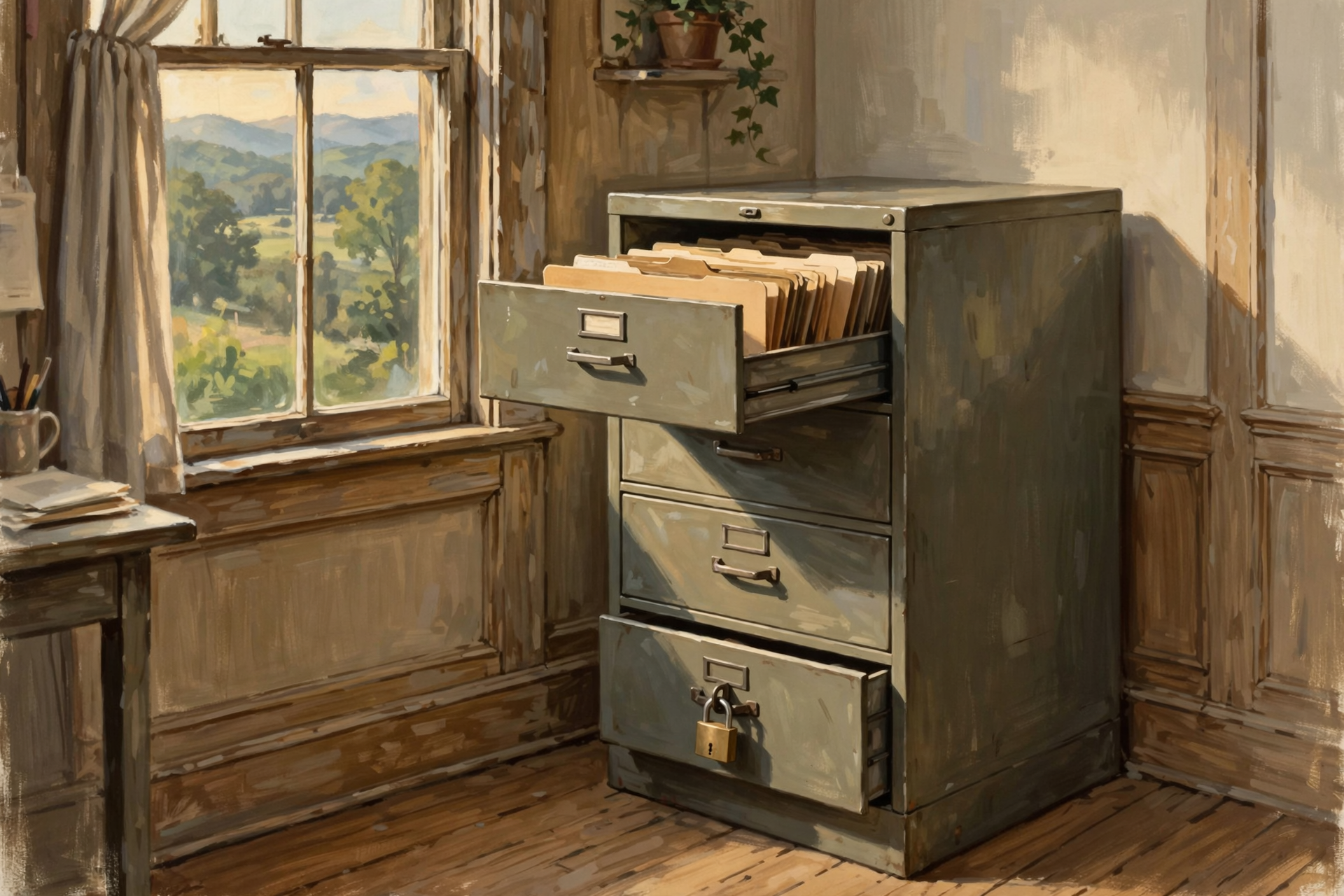Illustration for 🔐 Of Course, Not Every Filing Cabinet Should Be Open
