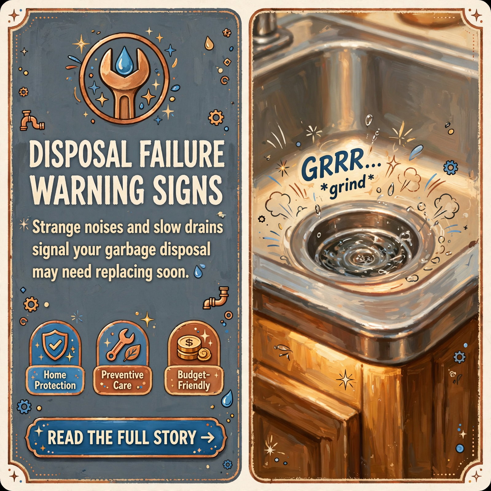 Featured image for "🚰 When Your Garbage Disposal Needs Replacing: Warning Signs Every Chattanooga Homeowner Should Know"