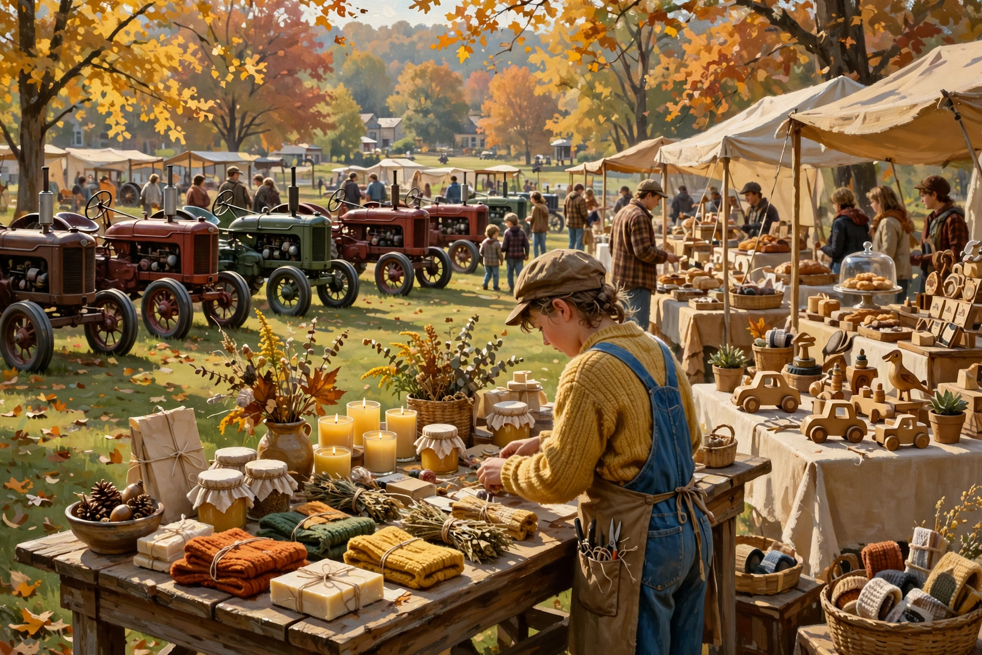 Illustration for 🚜 Sat.–Sun. Free: Days of Yesteryear + Youth Vendor Side Hustle Saturday