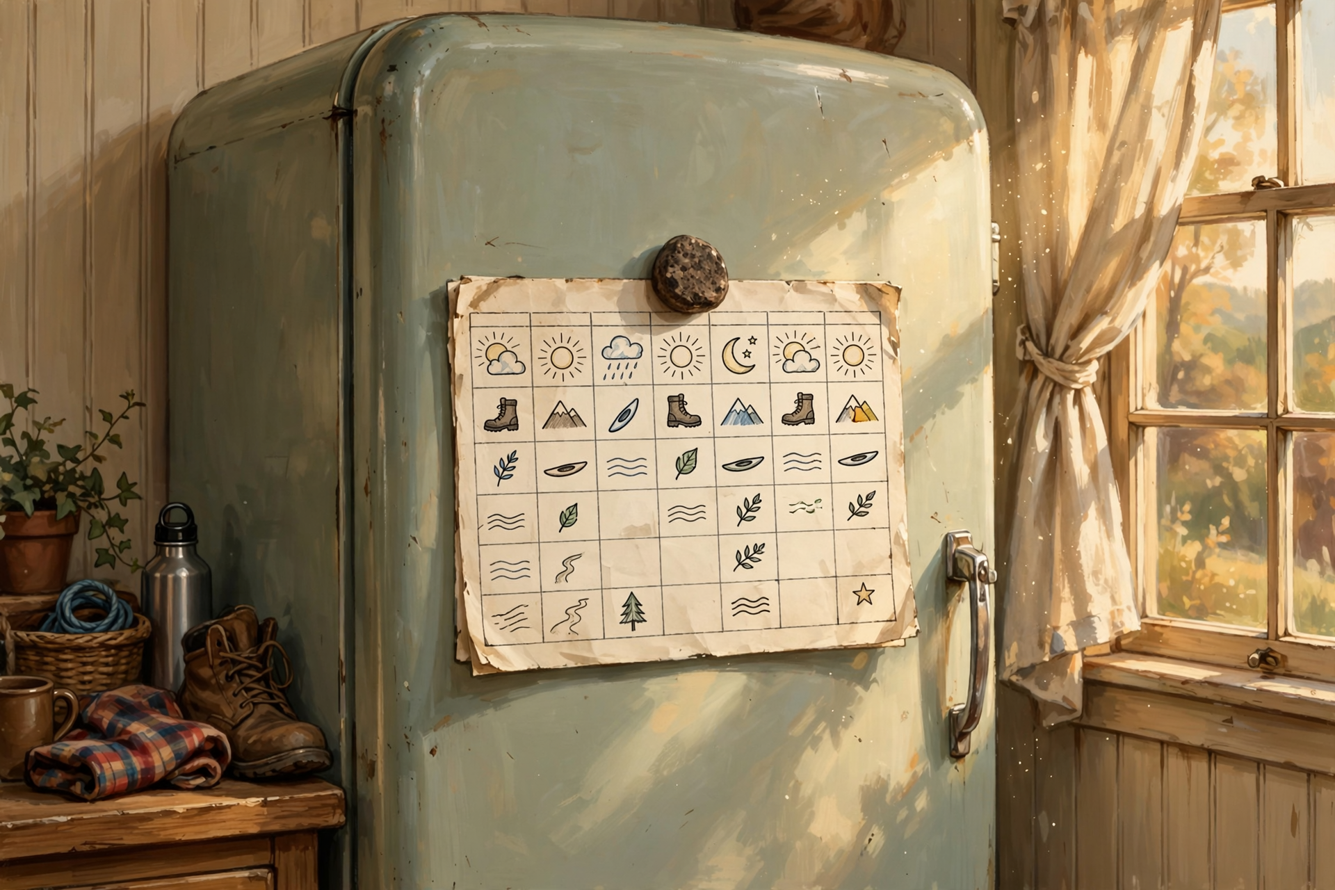Illustration for 📅 Week-Ahead Outdoor Fridge List (Oct. 11–18)