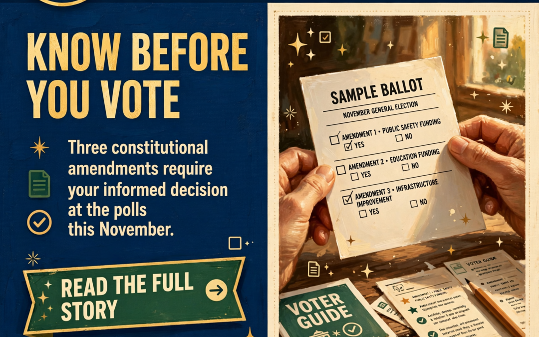 🗳️ Sample Ballot Released for November 2026 Election – Three Constitutional Amendments on Rhea County Ballot