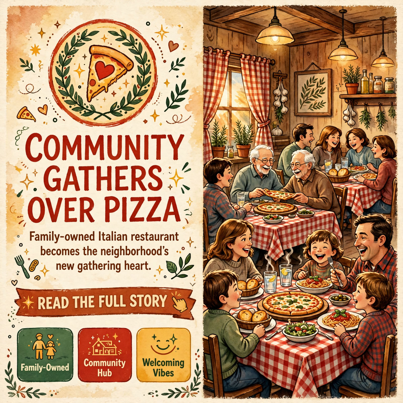 Featured image for "🍕 Family-Friendly Italian Dining Welcomes Diners in Dunlap"
