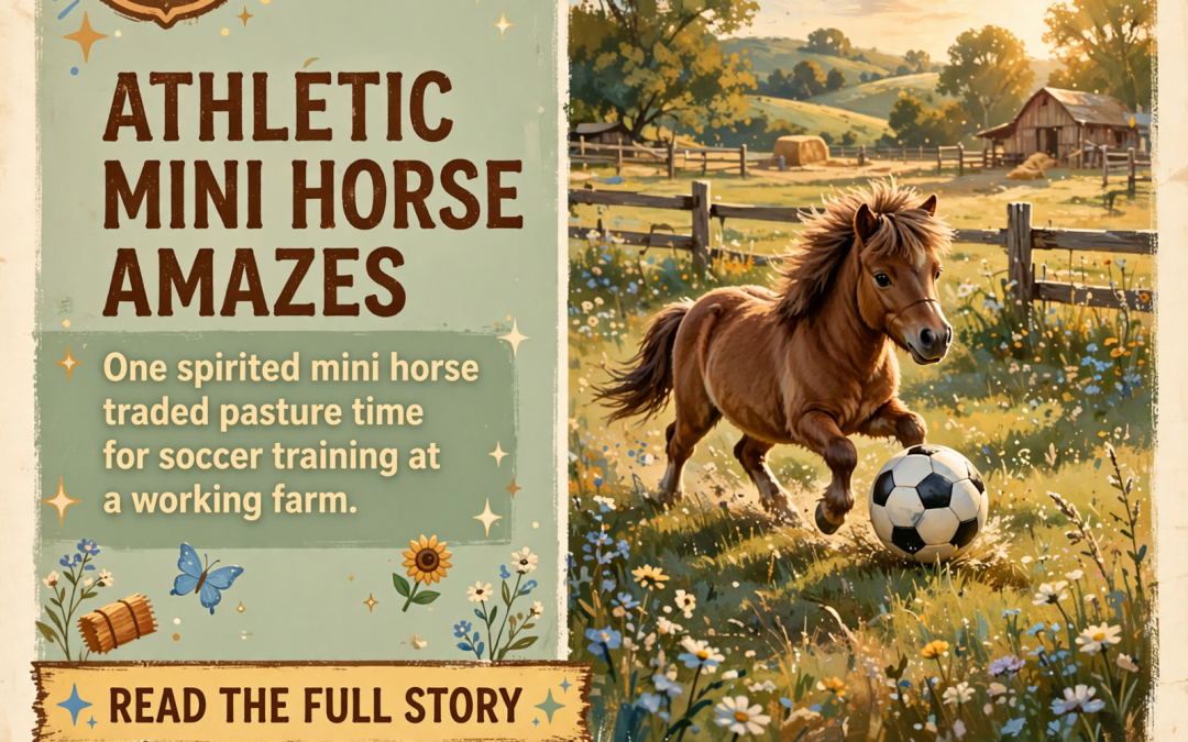 ⚽ Meet Lightning: The Soccer-Playing Mini Horse at Little Tail Farms Near Chattanooga