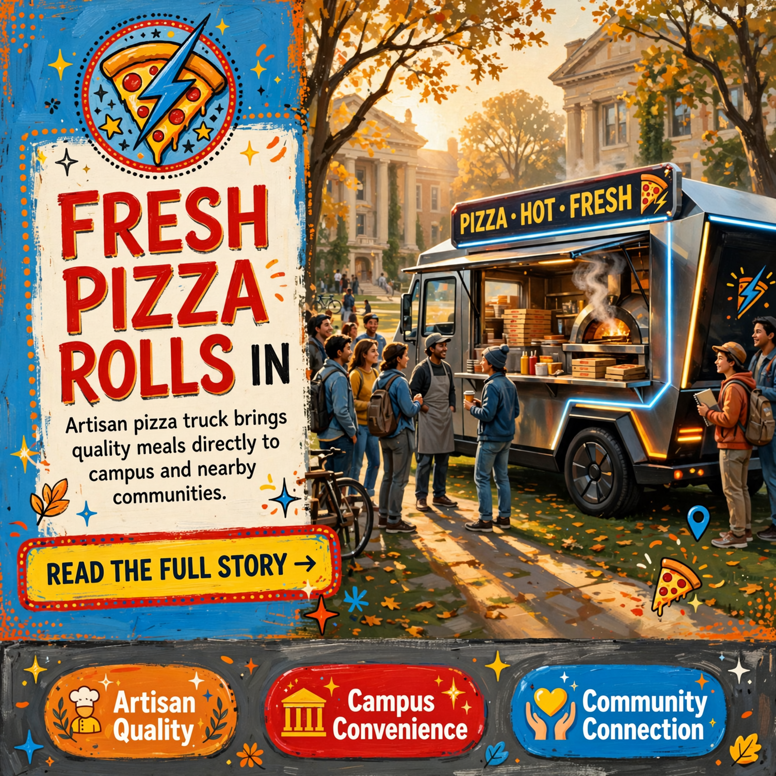 Featured image for "🍕 Power-Up Pizza Brings Artisan Pizza to UTC Campus in Chattanooga"