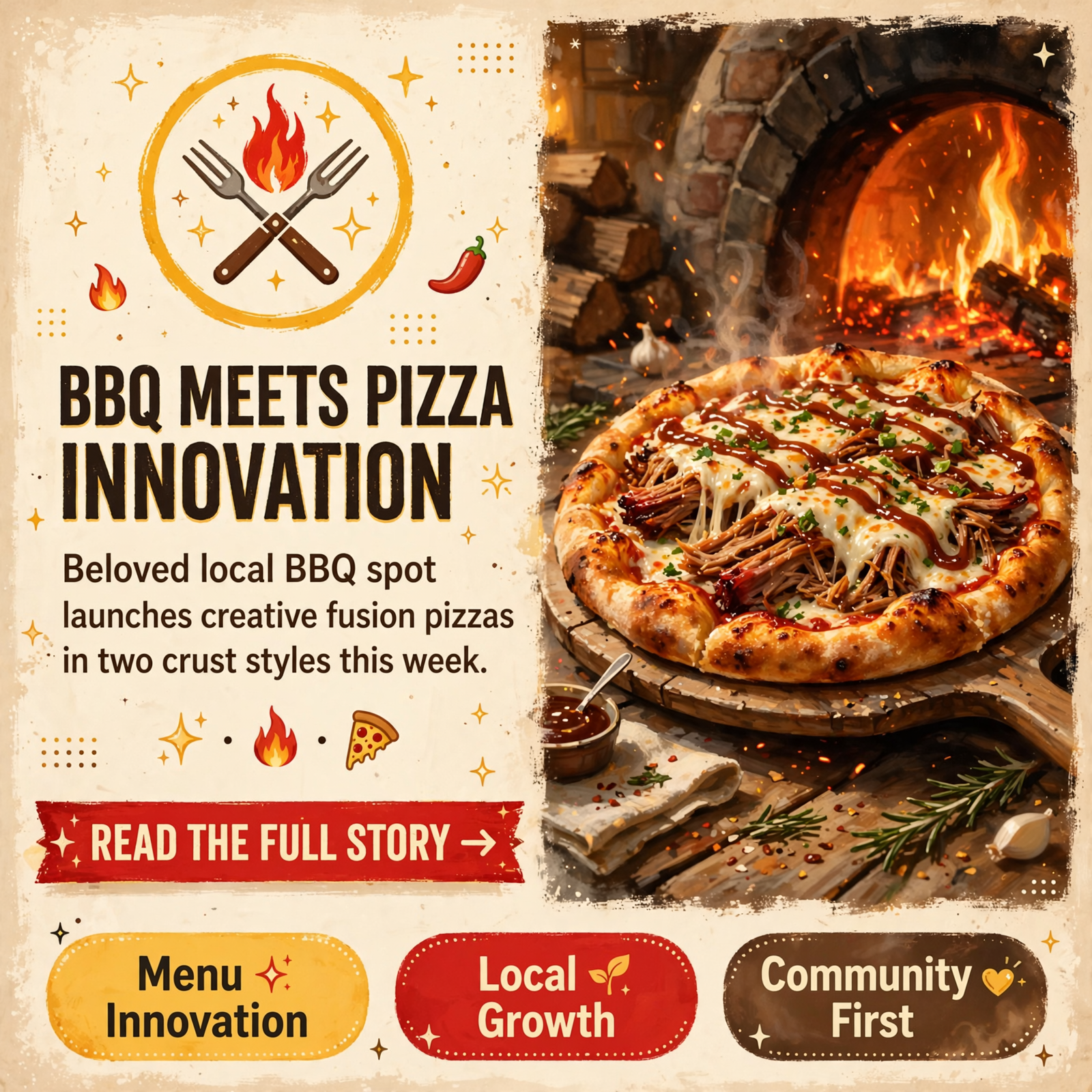 ๐ Holloways BBQ Brings BBQ Pizzas to Dunlap – Flatbread and Round Crust Options Launch This Week โ Featured Image Featured image for "๐ Holloways BBQ Brings BBQ Pizzas to Dunlap - Flatbread and Round Crust Options Launch This Week"