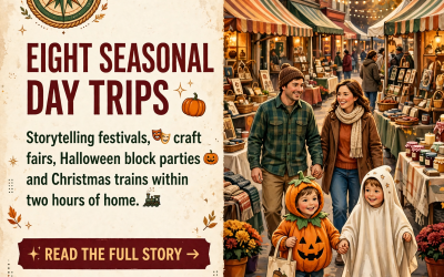 🧭 Hundred-Mile Happenings: Athens Storytelling Festival, Crossville FALL Block Party, Cleveland Halloween Block Party and North Pole Limited