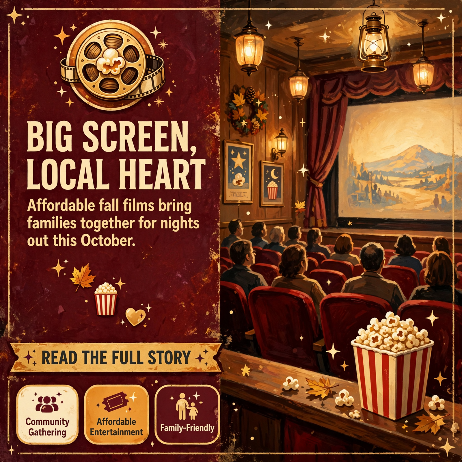 Featured image for "🍿 Three Star Cinema in McMinnville Announces October Lineup with Five New Releases"