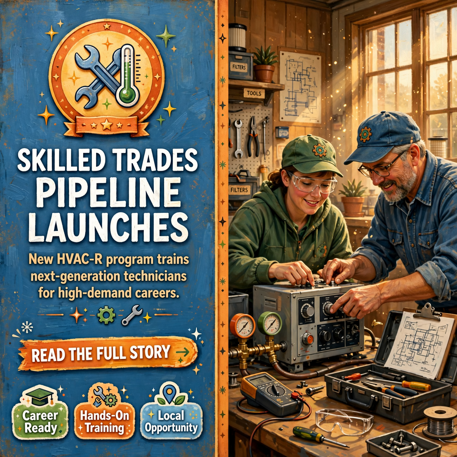 π§ TCAT McMinnville Launches New HVAC-R Program with Experienced Instructor β Featured Image Featured image for "π§ TCAT McMinnville Launches New HVAC-R Program with Experienced Instructor"