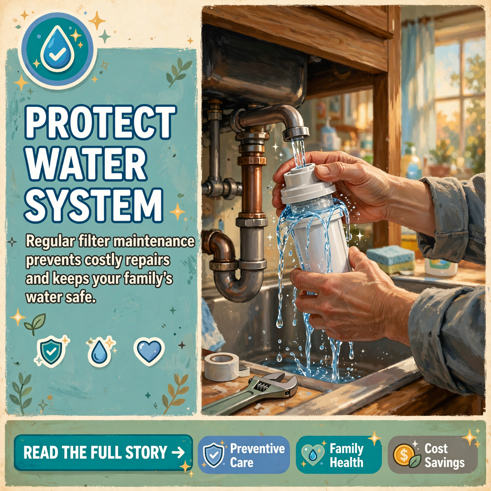 Featured image for "🚰 Water Filtration Maintenance: Why Regular Care Protects Your Home's Health"