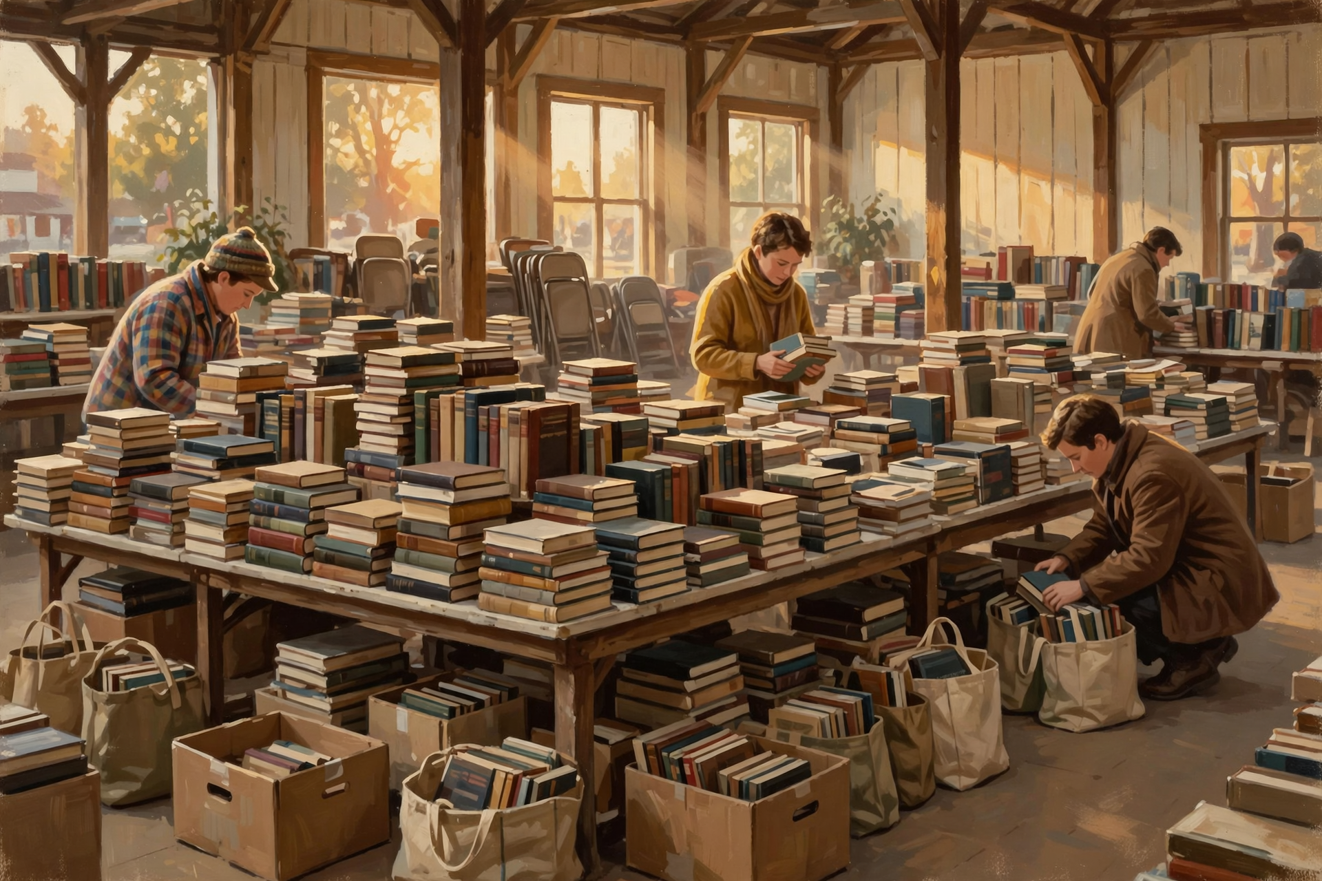 Illustration for 📚 Whale of a Book Sale: Friends of the Library Oct. 21–24