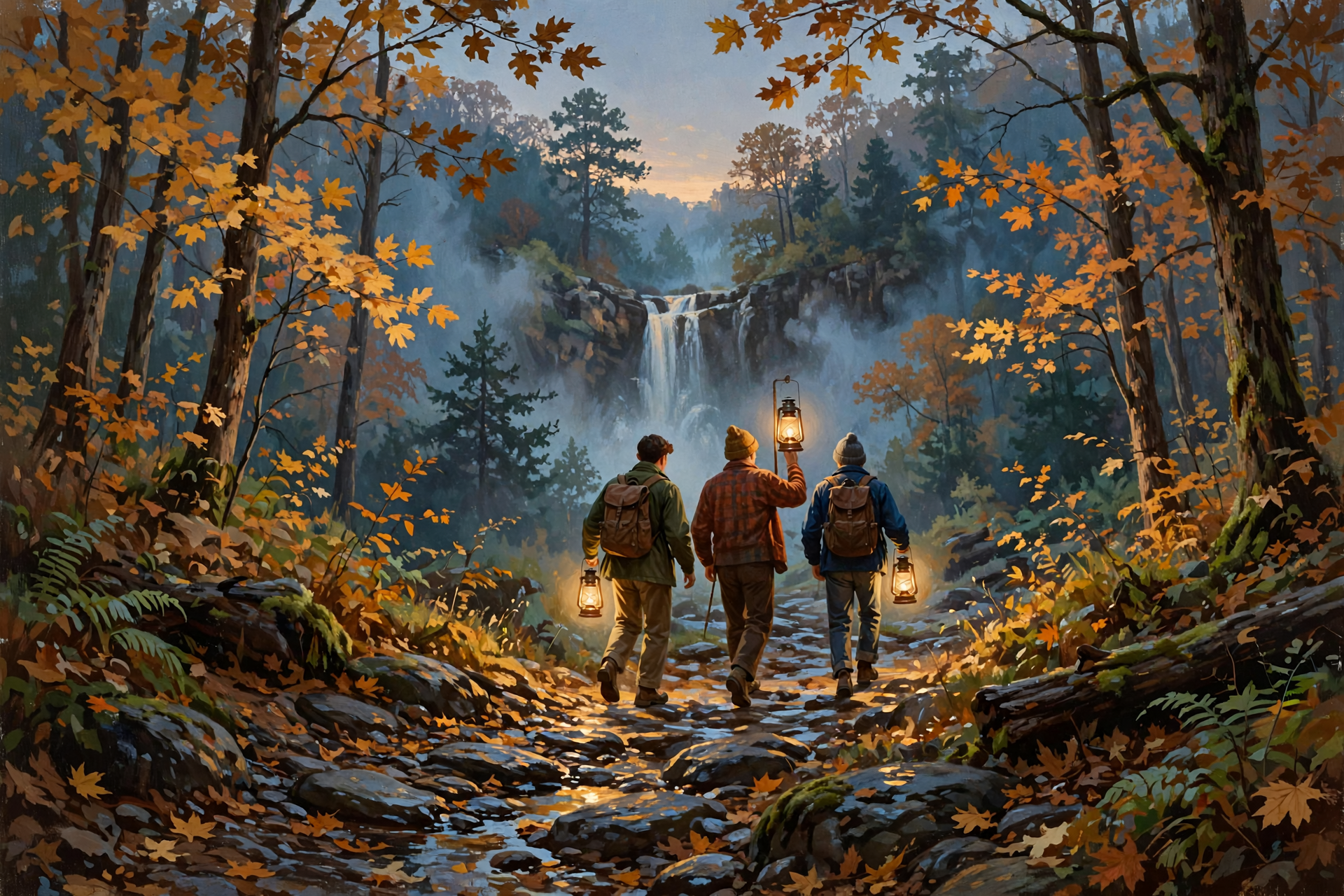 Illustration for 🏮 Fri. Alt Plan: Fall Creek Falls Lantern Hike ($10)