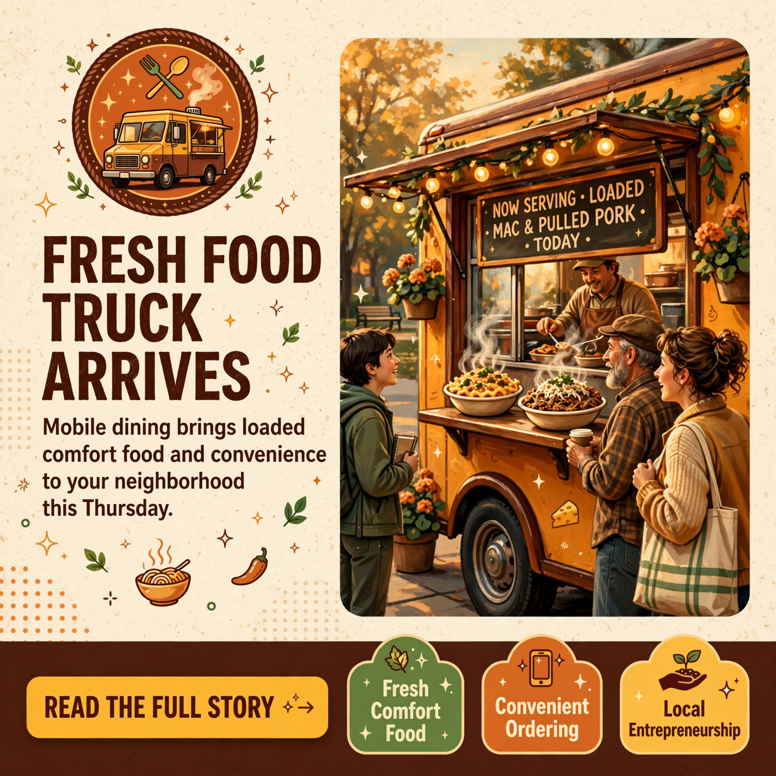 Featured image for "🚚 It's Loaded Food Truck Stops in Jasper/Kimball Area Thursday with Slow-Roasted Pulled Pork"