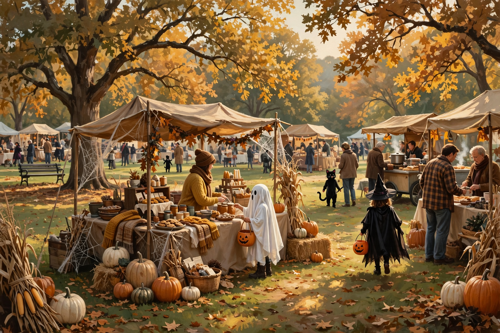 Illustration for 🕸️ Shop Small at Monteagle's Spooky Pop-Up Market