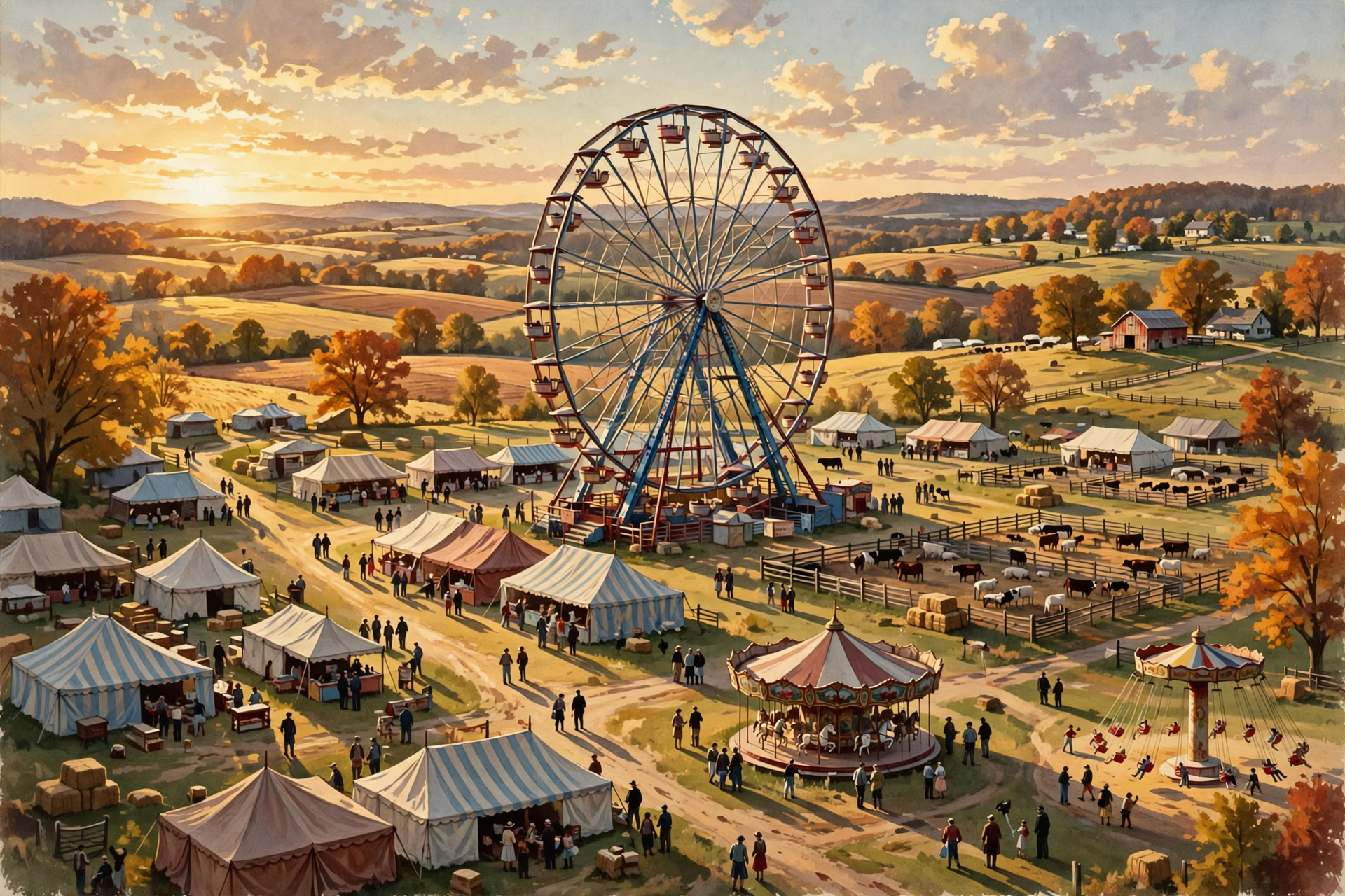 Illustration for 🎡 Little Debbie Hamilton County Fair at McDonald Farm