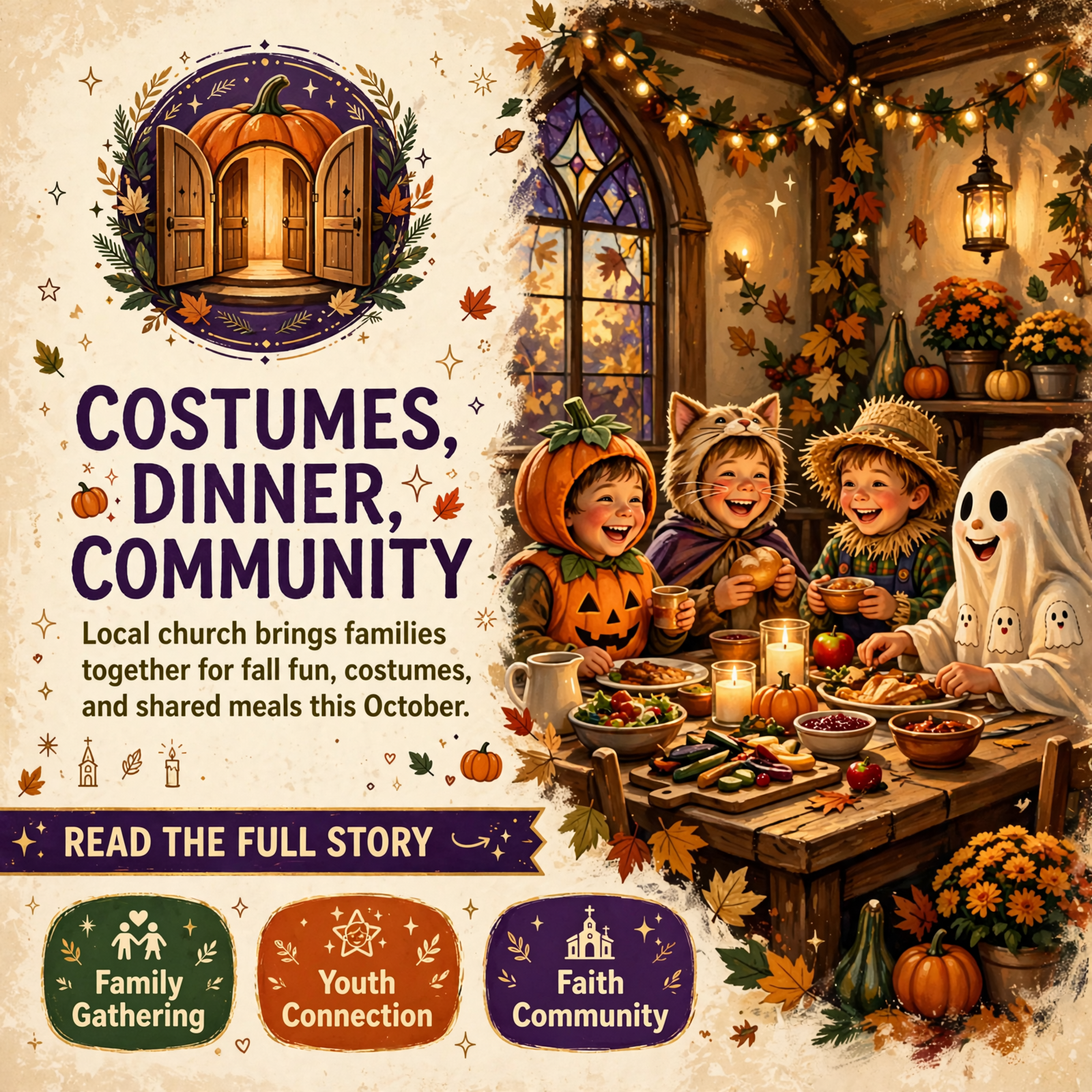Featured image for "🎃 Fall Party with Costume Contest and Dinner Coming October 28th"