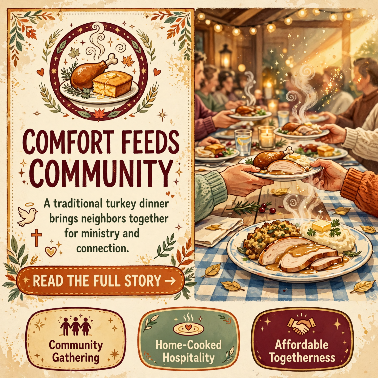 Featured image for "🍗 Turkey & Dressing Fundraiser Comes to Spencer on Friday, October 9th"