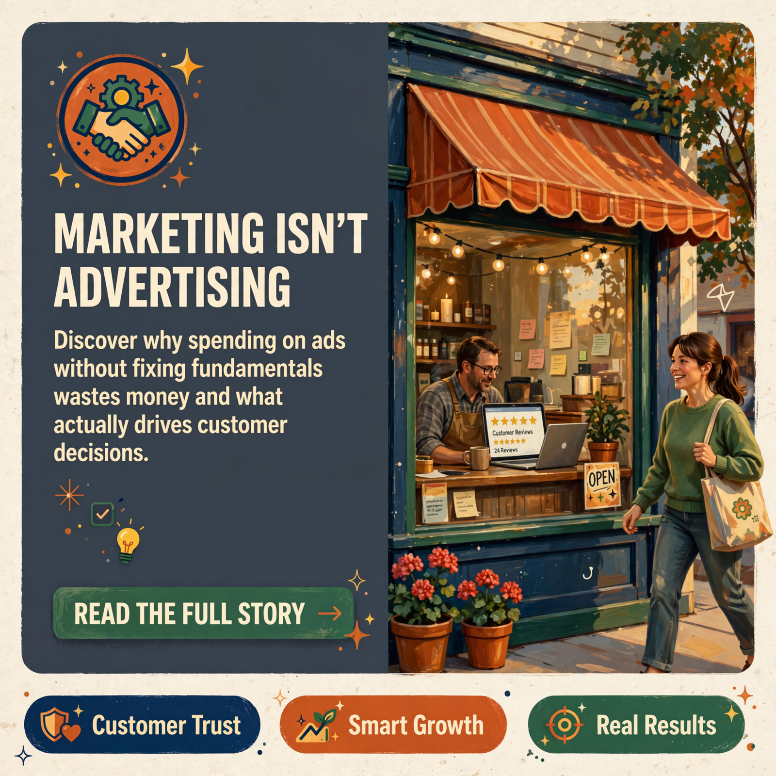 Marketing Isn’t Advertising: So What Is It? — Featured Image Featured image for "Marketing Isn't Advertising: So What Is It?"