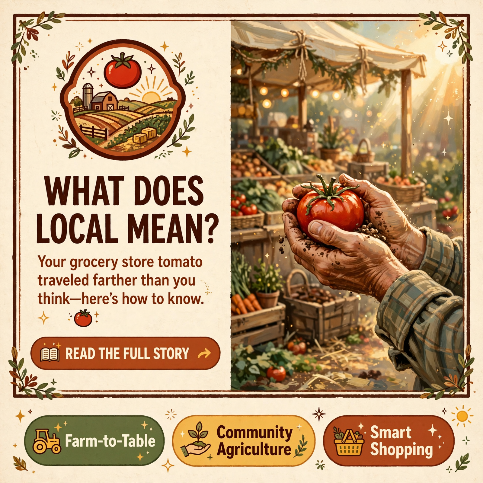 Featured image for "How Local Is Local Food? Following Your Groceries Back to the Farm"