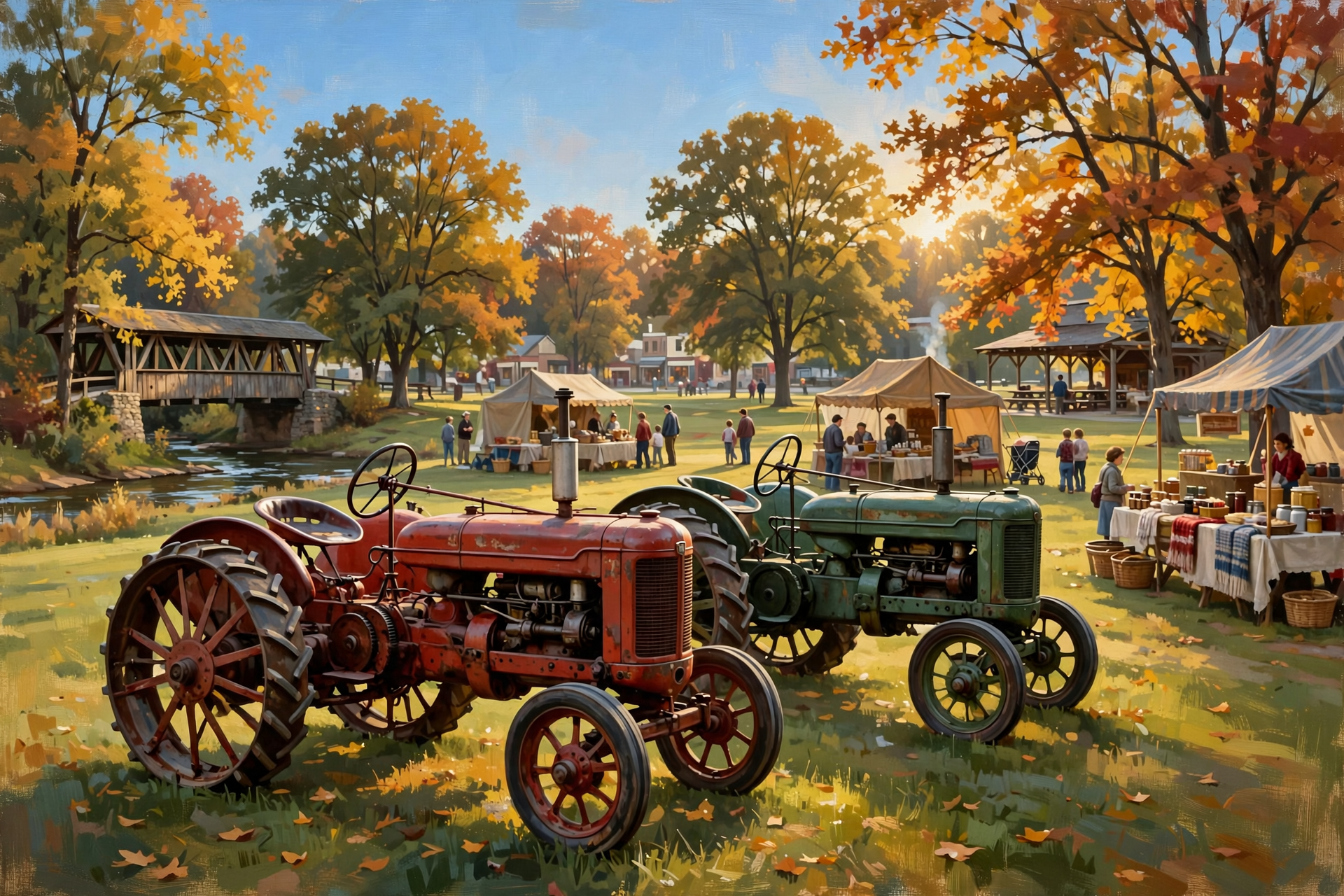 Illustration for 🚜 Oct. 17–18: Days of Yesteryear — Free Antique Tractors Downtown