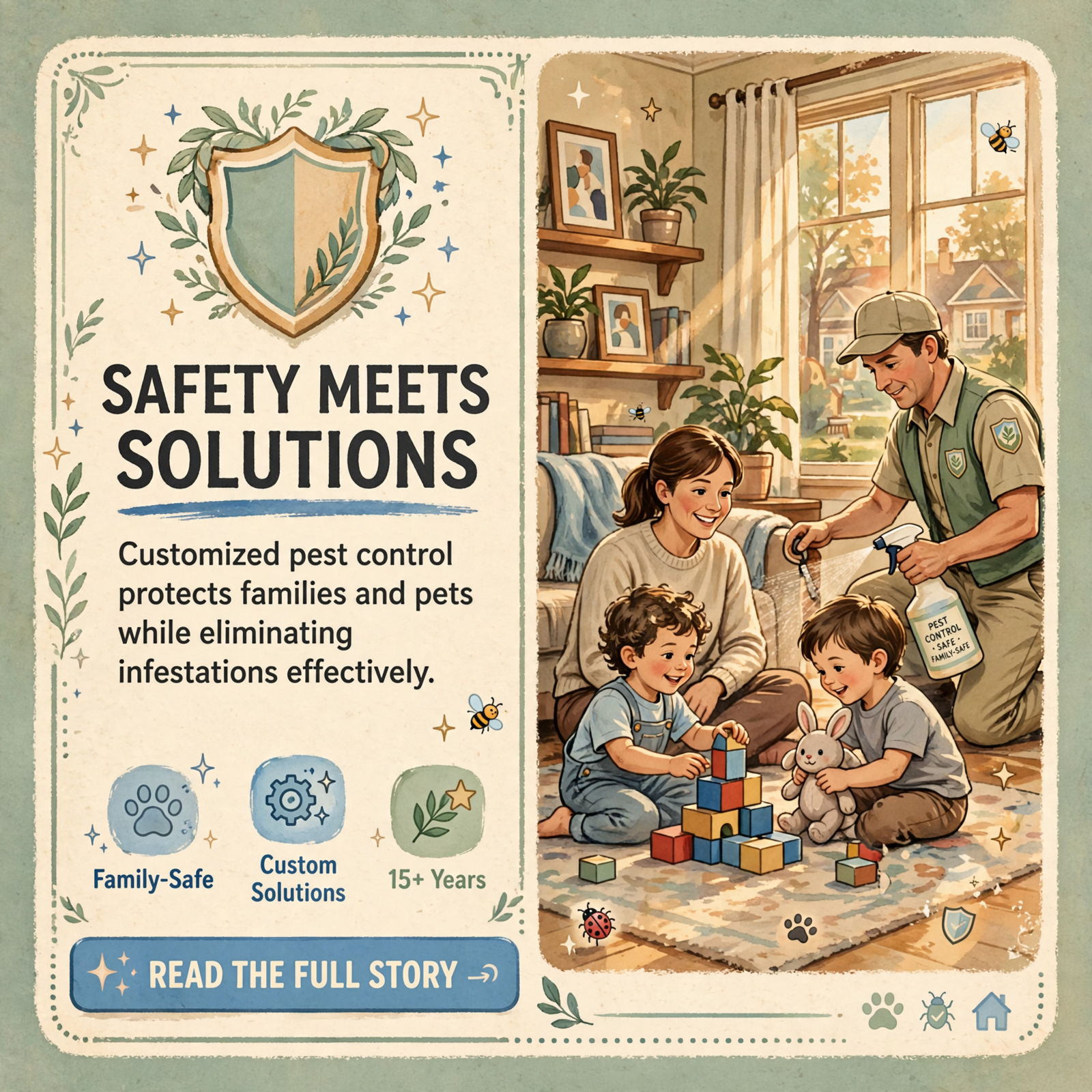 🛡️ Pest Control with 15+ Years of Experience Emphasizes Custom, Family-Safe Solutions — Featured Image Featured image for "🛡️ Pest Control with 15+ Years of Experience Emphasizes Custom, Family-Safe Solutions"