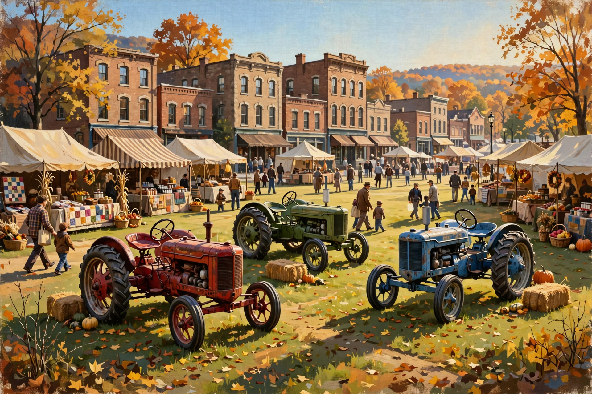 Illustration for 🚜 Days of Yesteryear Oct. 17–18 — Living History on the Old Town Name (21st Year, Free)