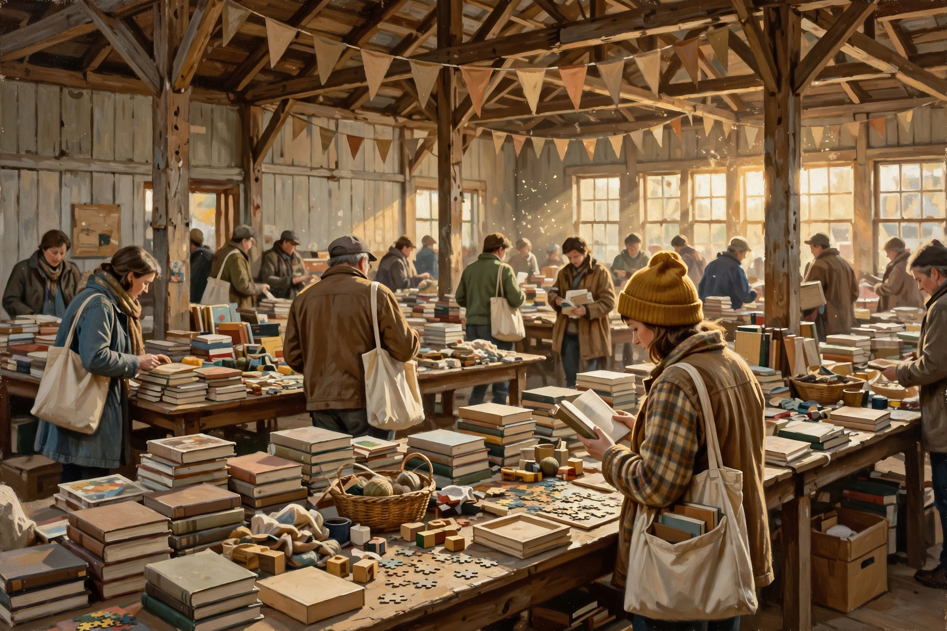 Illustration for 📚 Thousands of Books, a Silent Auction and Fill-a-Bag Saturday