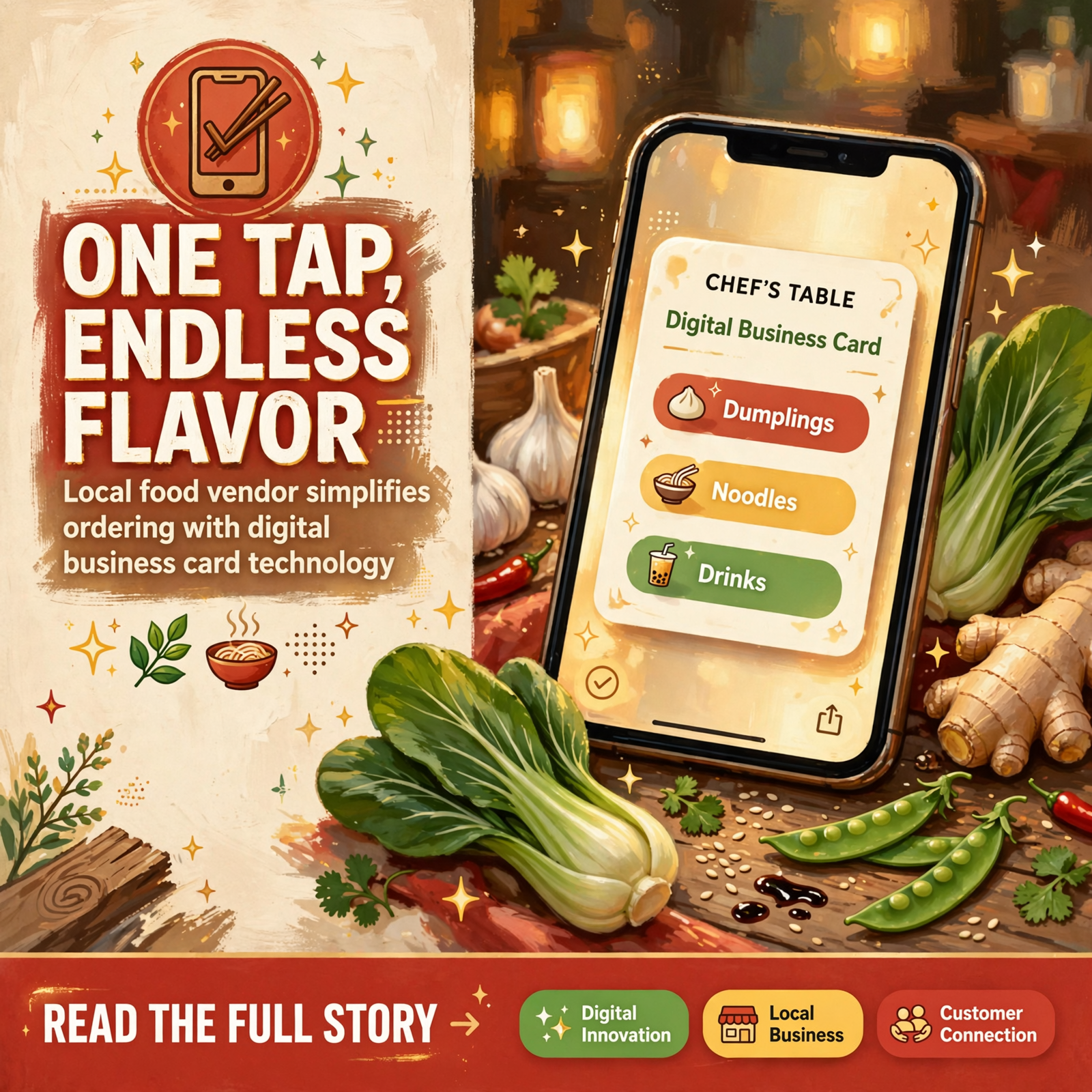 Featured image for "🥢 Taste of China Launches Digital Business Card for Easy Customer Connection"
