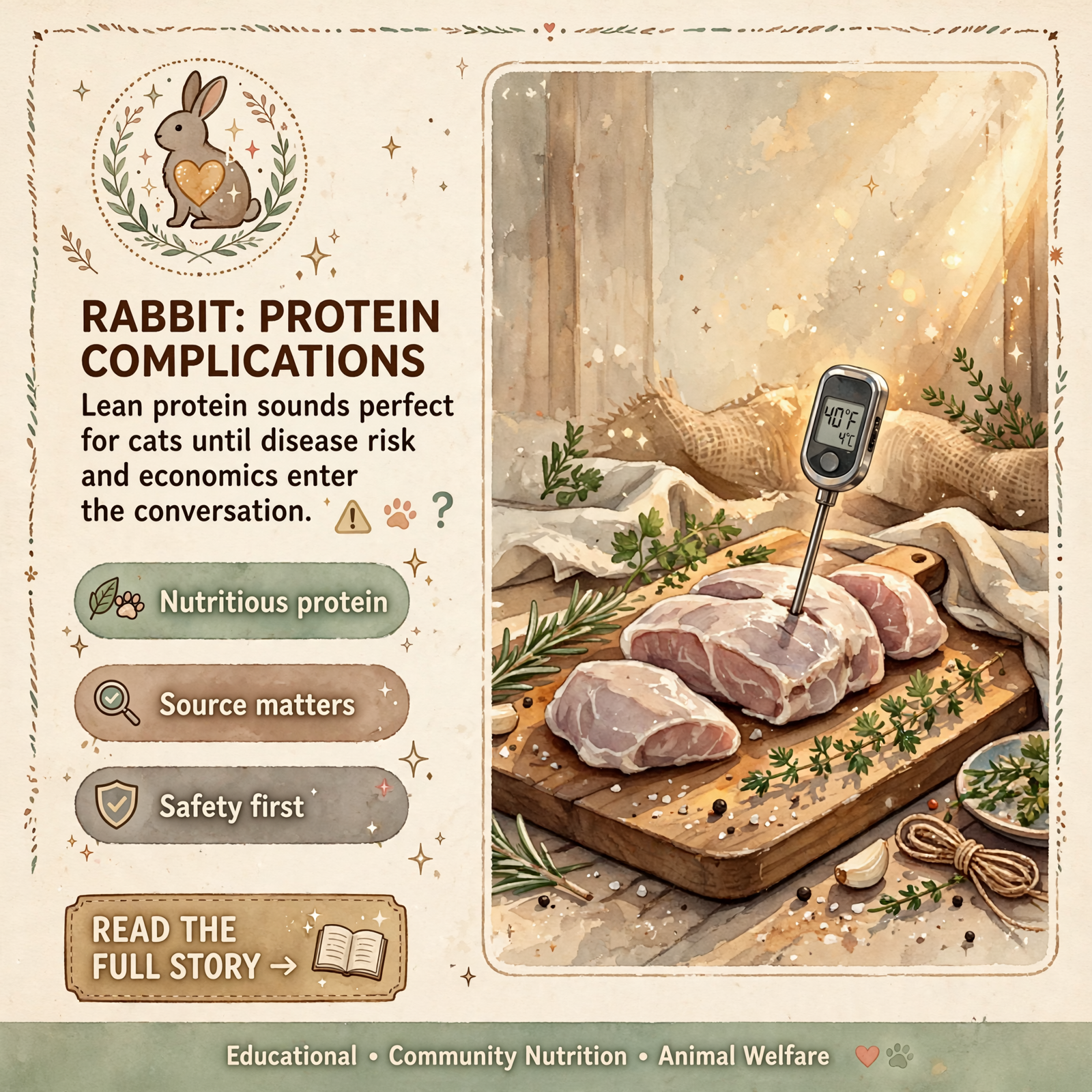 🐇 Rabbit for Cats: Why This Local Protein Is Especially Interesting — Featured Image Featured image for "🐇 Rabbit for Cats: Why This Local Protein Is Especially Interesting"