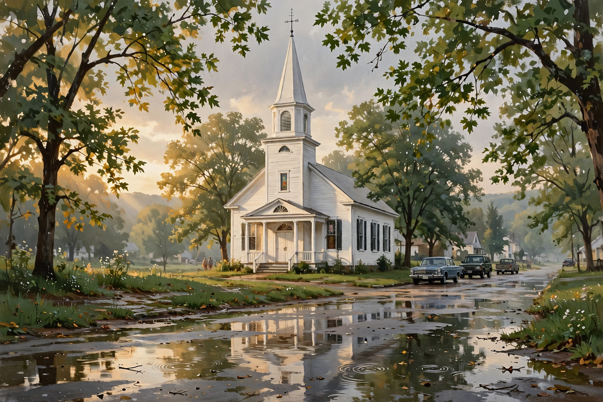 Illustration for ⛪ Sunday Church & Community — Call Ahead If Roads Worry You