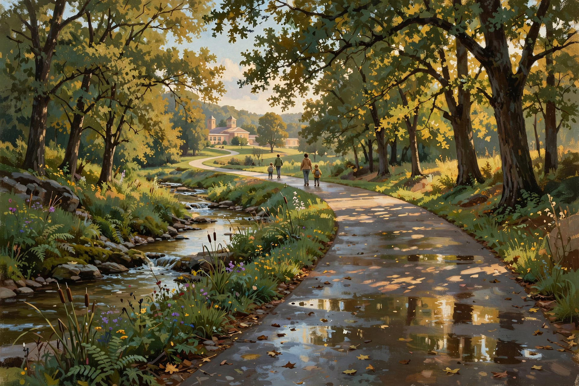 Illustration for 🌳 Coops Creek Greenway — Walk the Name