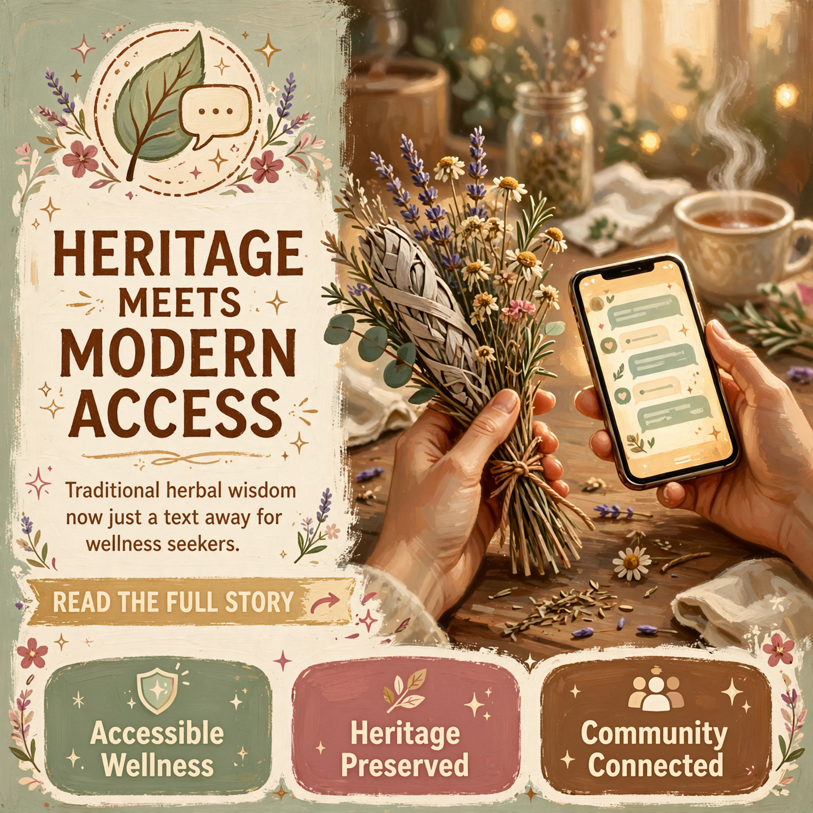 Featured image for "📱 The Holler Way Co . Now Takes Text Messages - Making Herbal Consultations More Accessible in Pikeville"