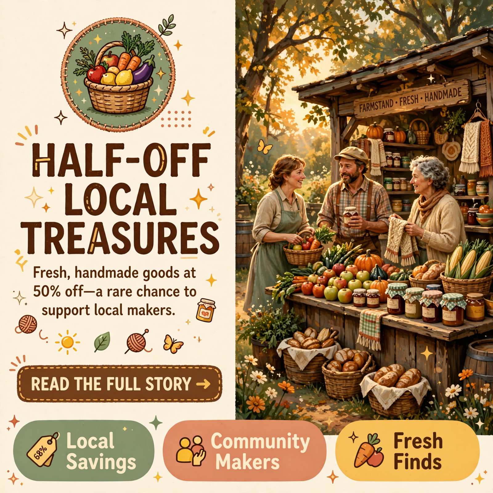 Featured image for "🛍️ Half-Off Farmstand Sale at Piney Pantry in Spencer"