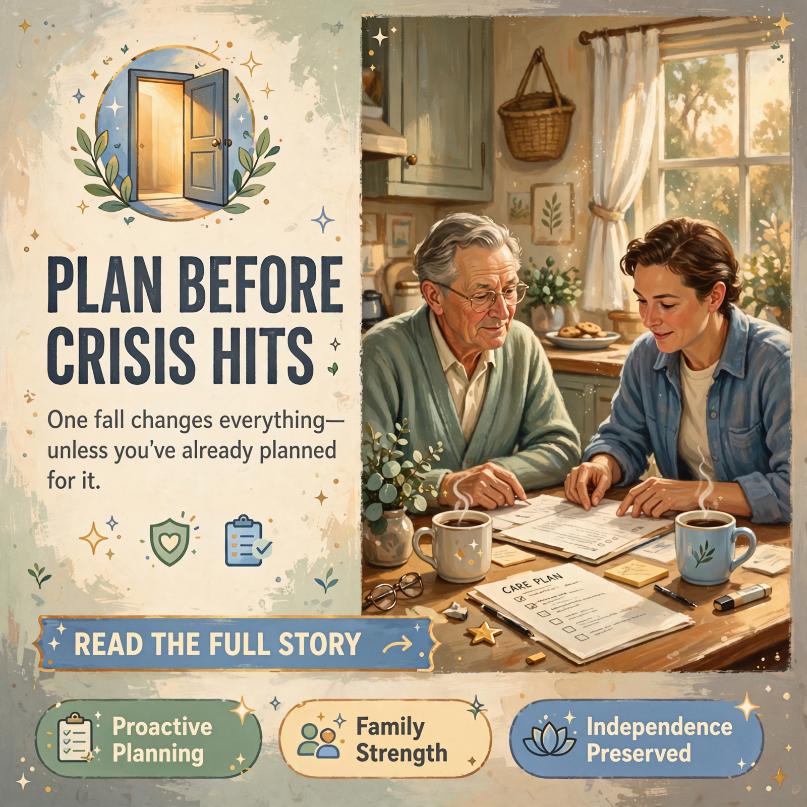 Featured image for "Don't Wait Until Someone Falls: The Worst Time to Make an Aging Plan Is During a Crisis"