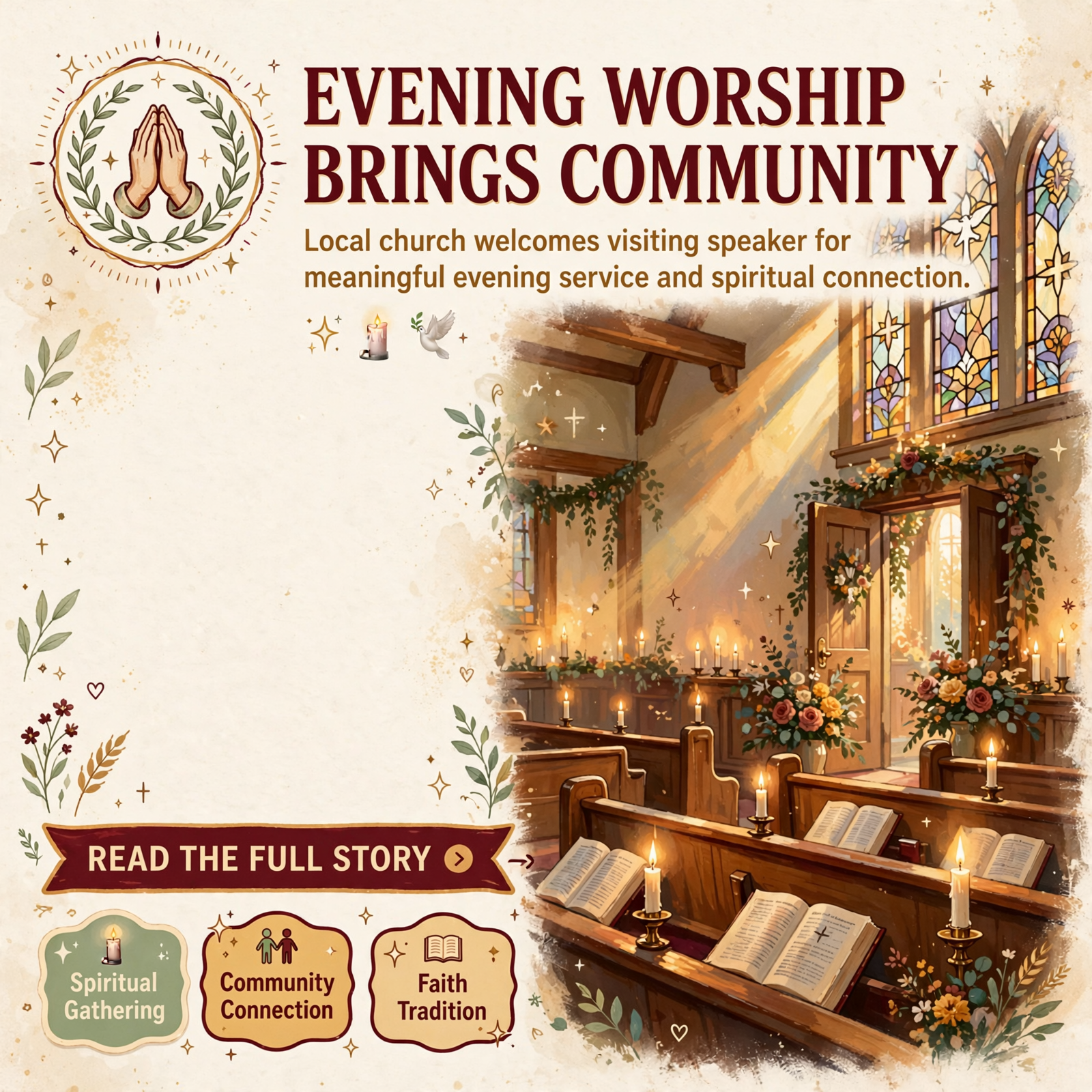 Featured image for "🙏 Bradi Roberts Evening Service at Church of Christ at Bethlehem in Spencer"