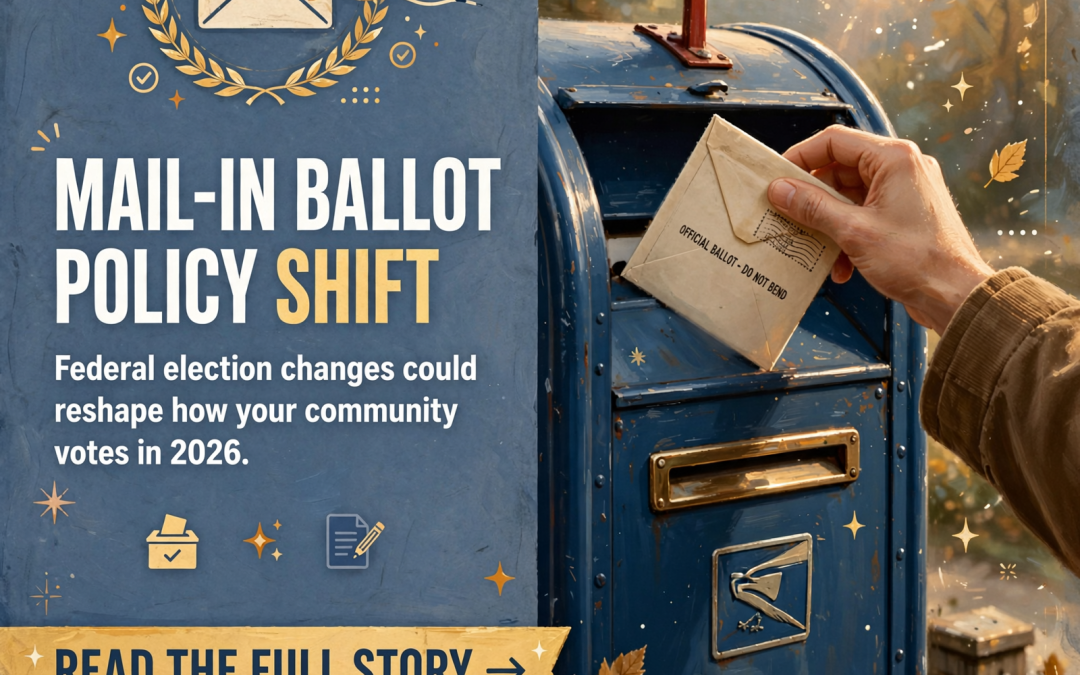 🚨 Federal Election Policy Shift: What the USPS Mail-in Ballot Announcement Means for Voters