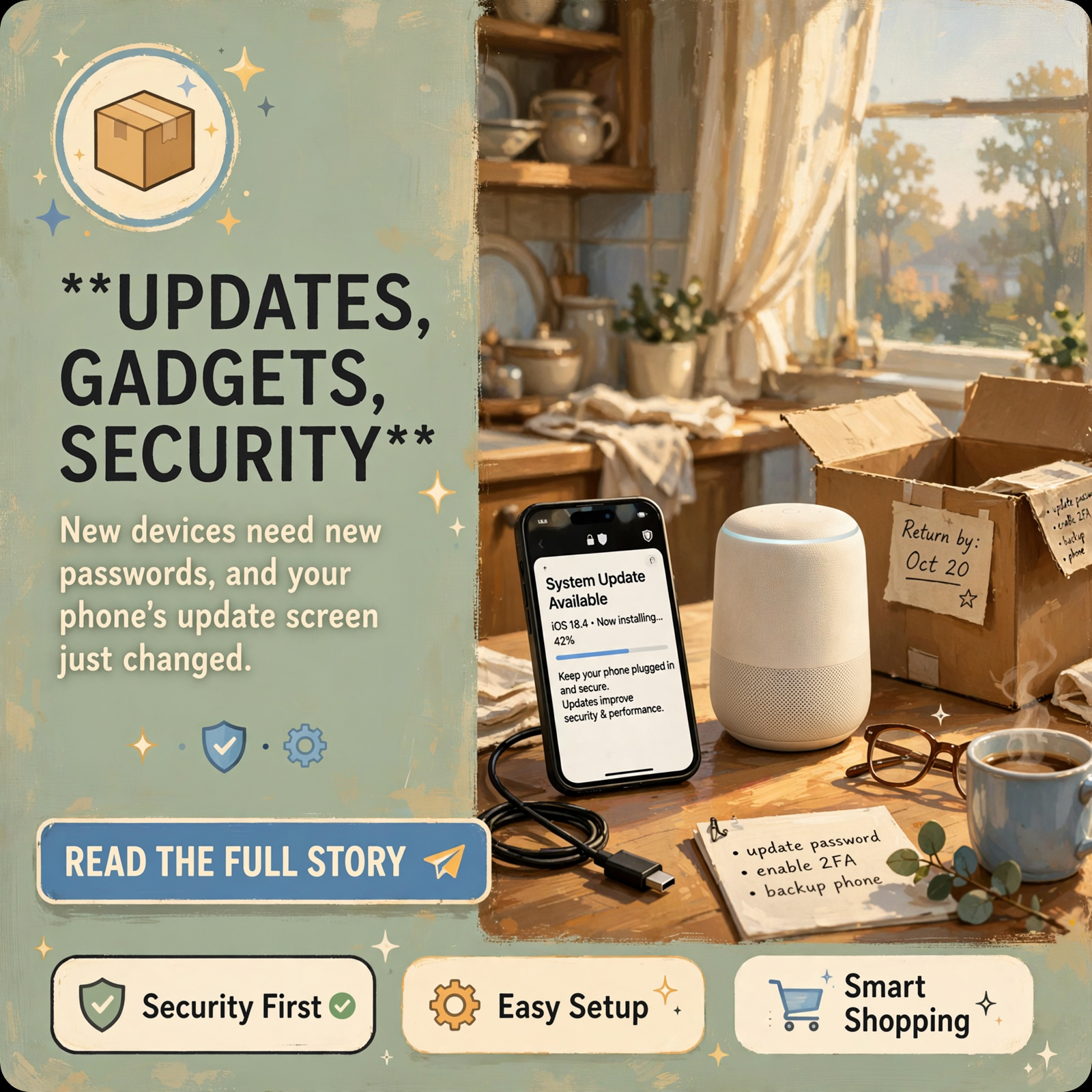 Featured image for "📦 New Gadgets, New Updates: Your Plain-English Tech Check for the Week"