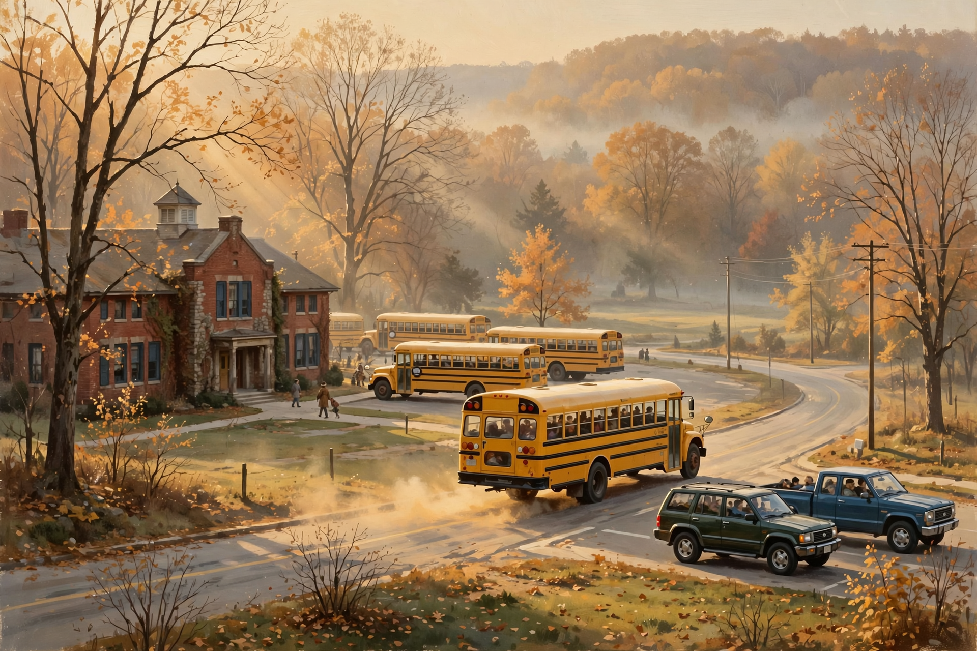Illustration for 🚗 Neighbors on Fall Break — Sequatchie Is In Session
