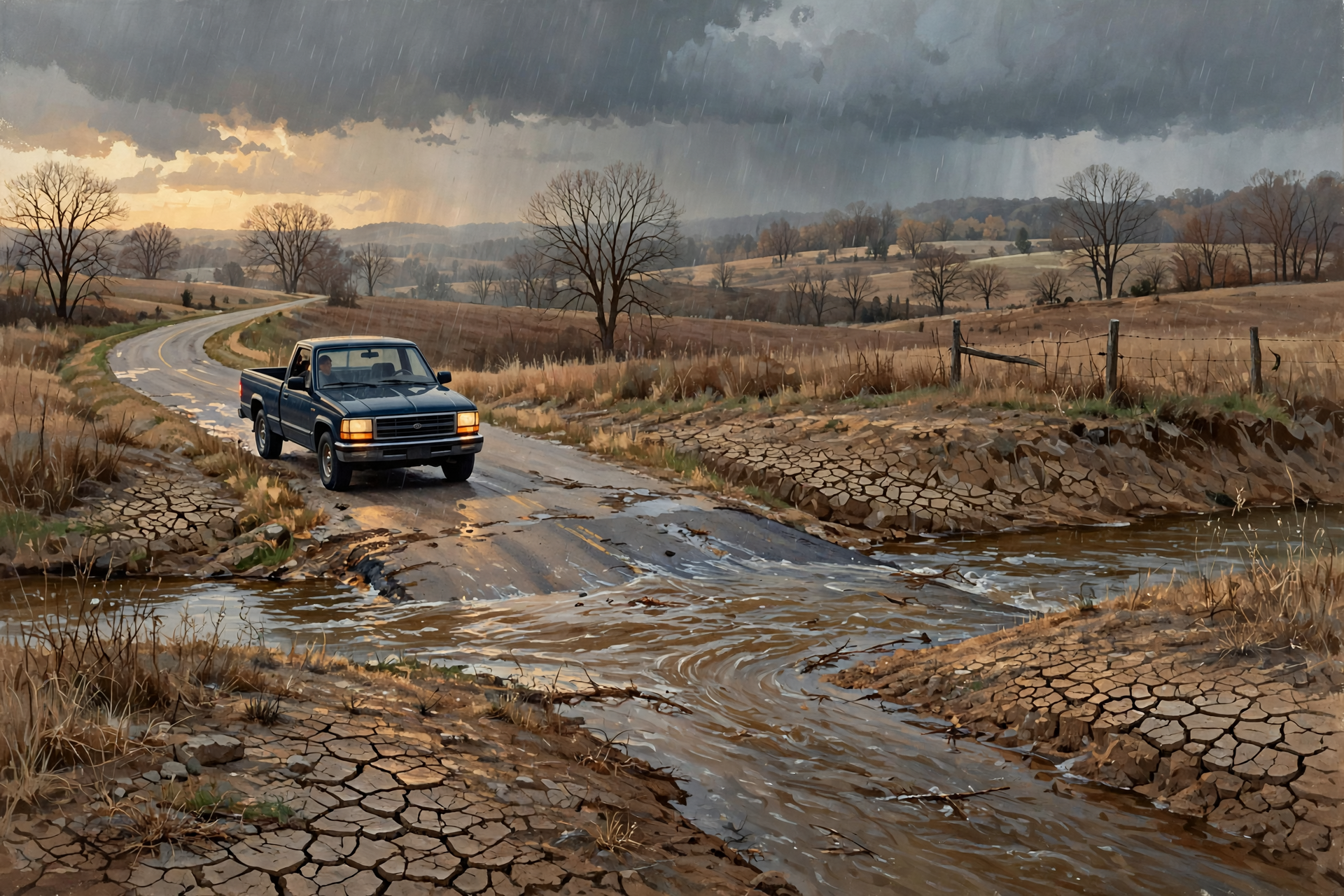 Illustration for 🚧 Creeks, Ditches and the One Driving Rule That Matters