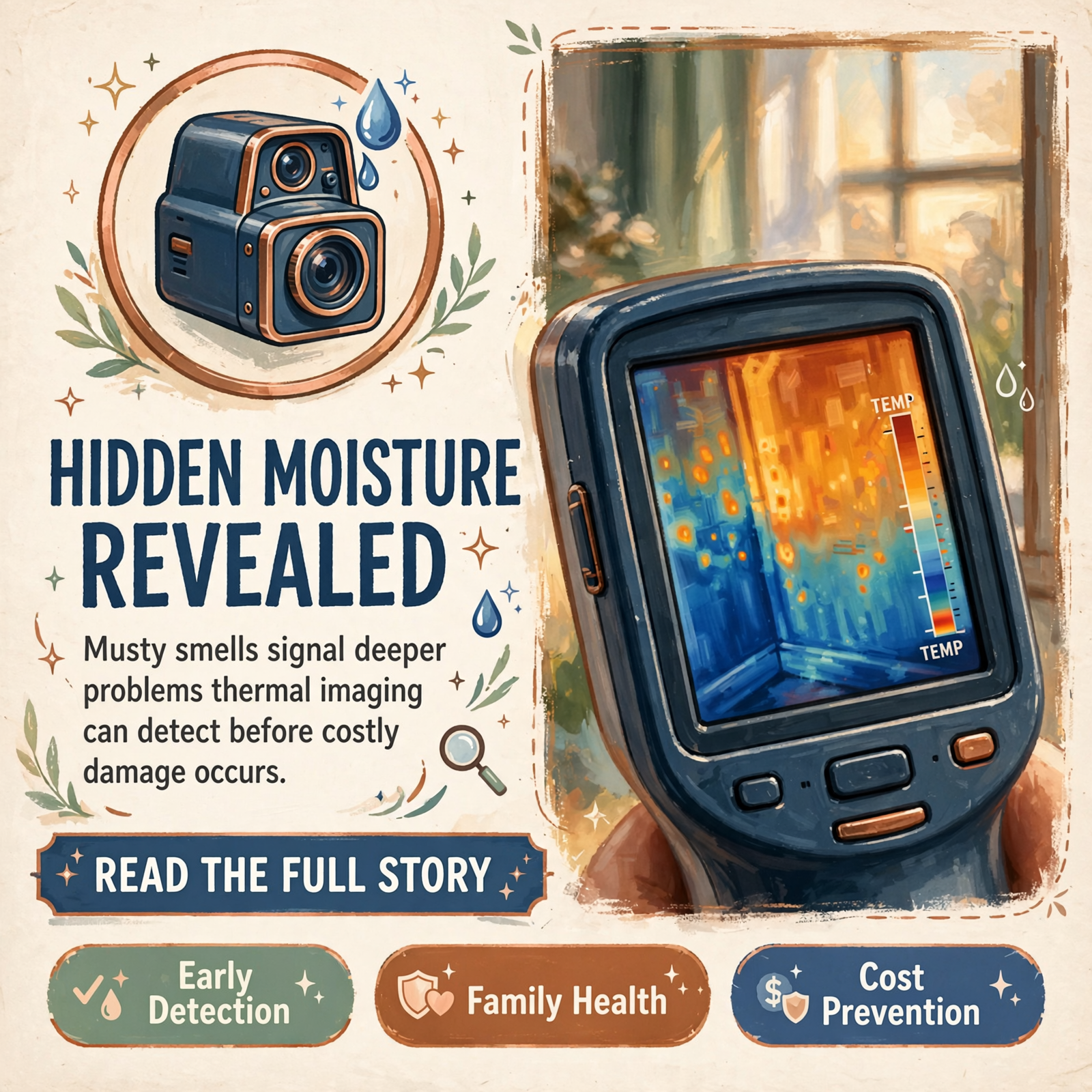 π Hidden Moisture Behind Musty Smells? Thermal Imaging Helps Find the Real Problem β Featured Image Featured image for "π Hidden Moisture Behind Musty Smells? Thermal Imaging Helps Find the Real Problem"
