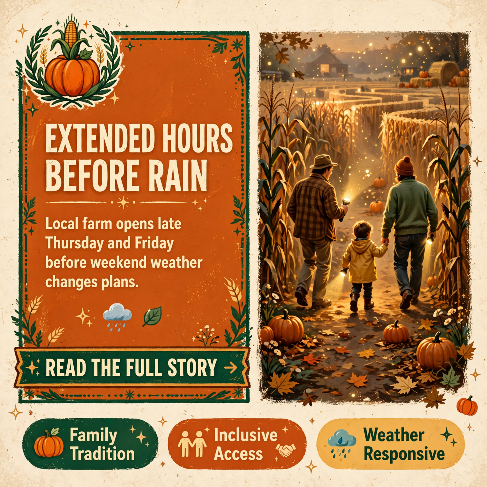 Featured image for "🍂 Flat Top Mountain Farm Extends Fall Festival Hours Before Weekend Rain in Soddy-Daisy"