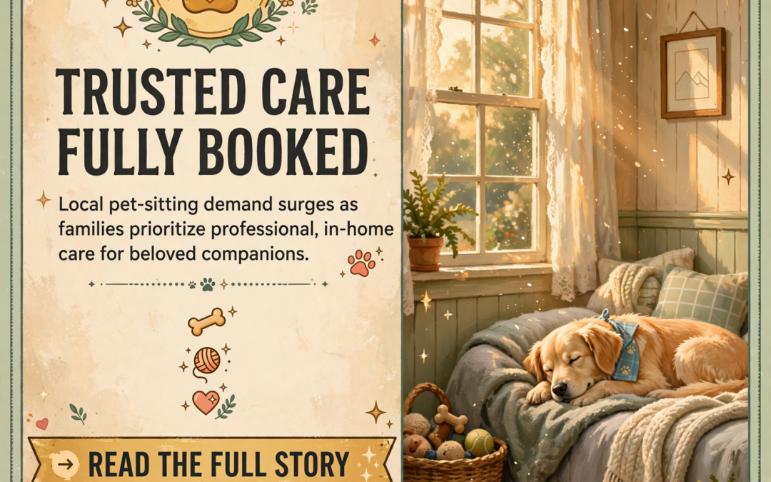 🐾 Pet Grooming and Sitting Services Fully Booked Through 2026 – What It Means for Local Pet Owners