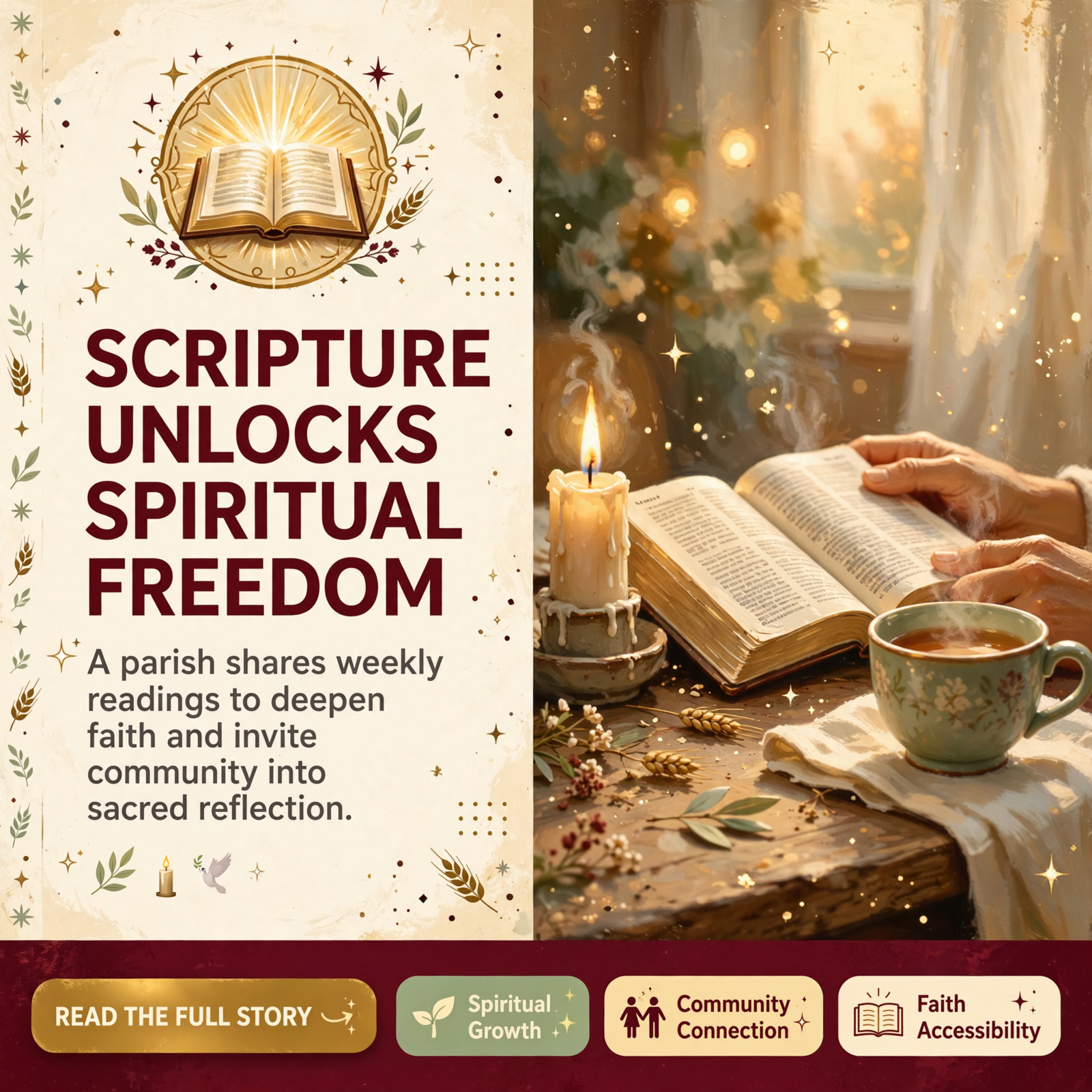 Featured image for "📖 Shepherd of the Valley Catholic Church Shares Weekly Liturgical Readings - Freedom and Covenant in Ordinary Time"