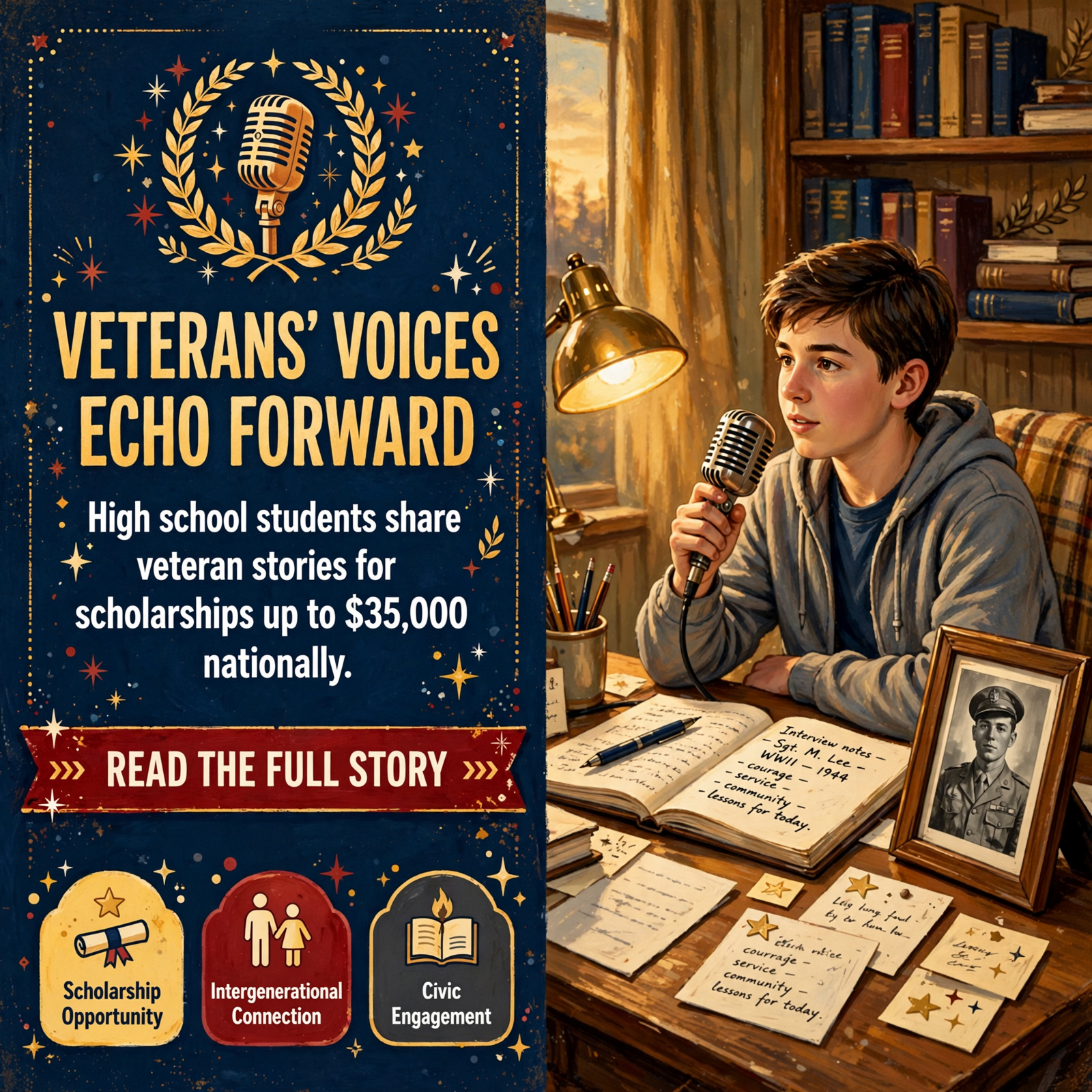 Featured image for "🎖️ VFW Post 5772 Opens 'Voice of Democracy' Essay Competition for Sequatchie Valley High School Students"