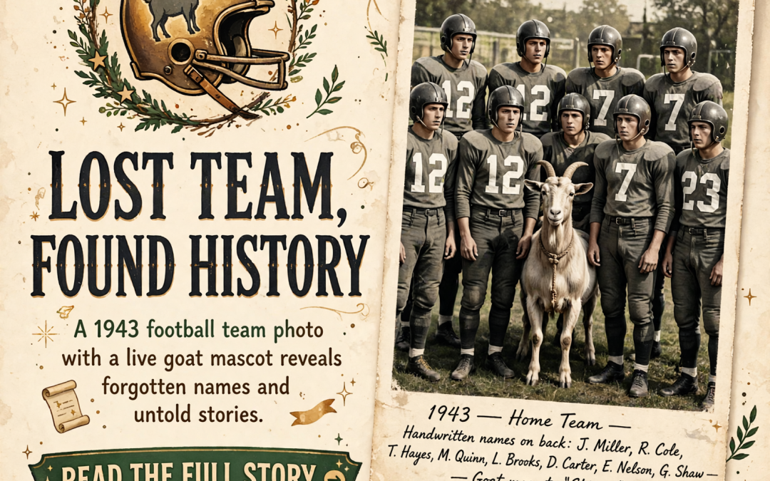 🏈 A Piece of Van Buren County School History: The 1943 Presidents Football Team and Their Mascot