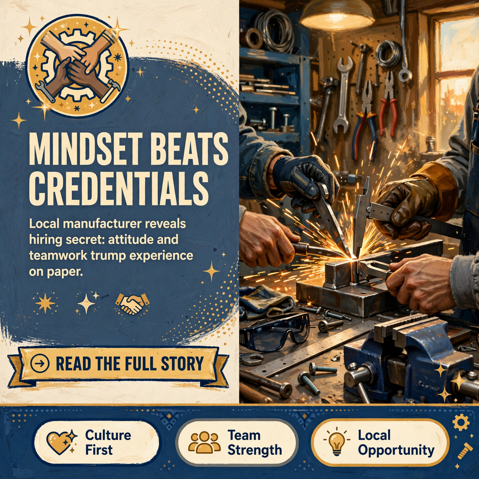 Featured image for "🏭 Morton Industries Emphasizes Culture Over Credentials - What Dunlap's Metal Fabricator Reveals About Local Hiring"