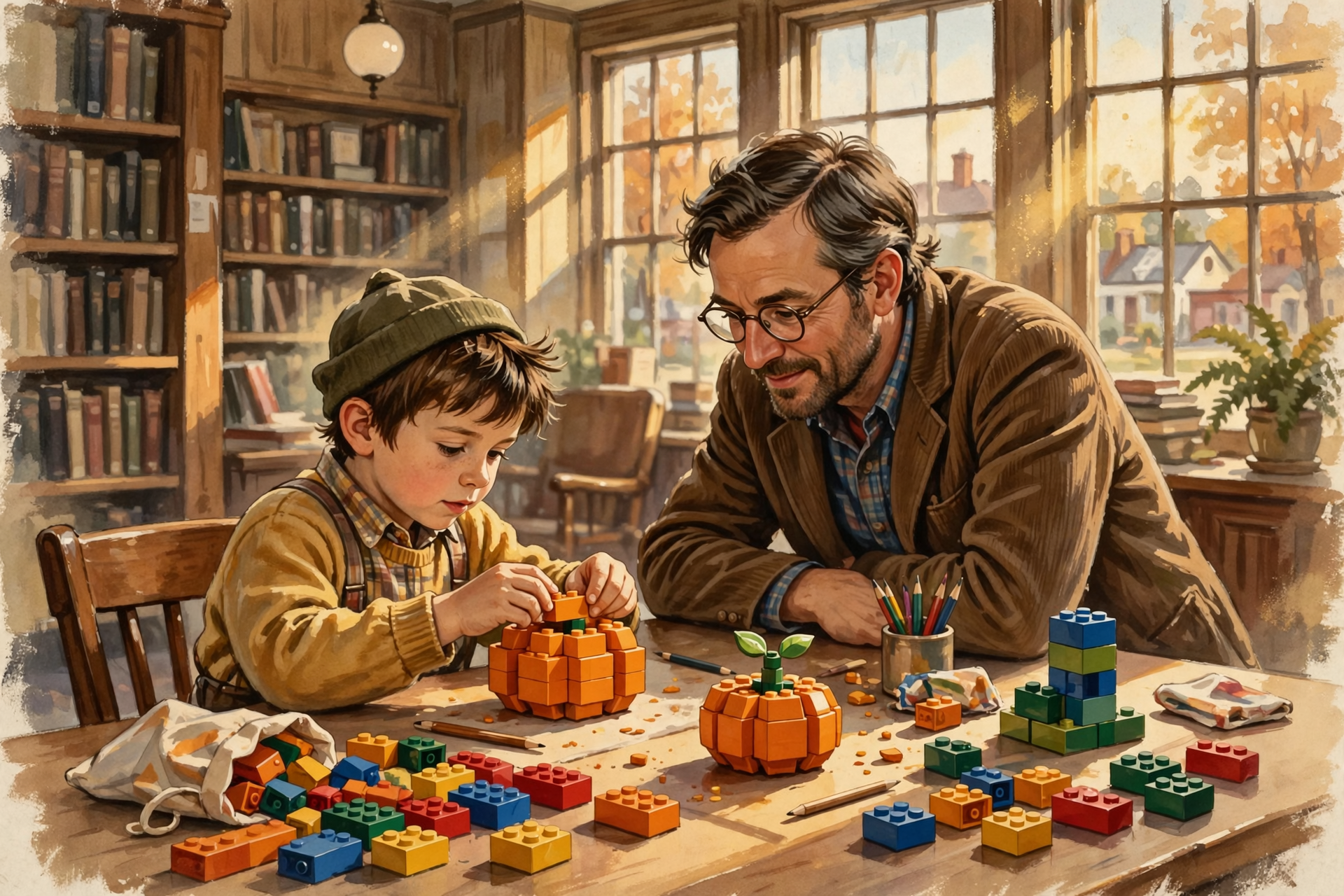 Illustration for π¦ Mon.βTue., Oct. 19β20: Sprouts, STEAM, Scoops 'n Stories and LEGO Night