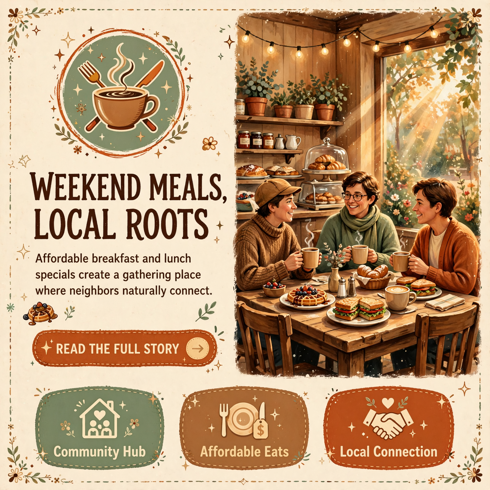 ☕ Weekend Breakfast and Lunch Specials at Mercantile Coffee Co in Whitwell — Featured Image Featured image for "☕ Weekend Breakfast and Lunch Specials at Mercantile Coffee Co in Whitwell"