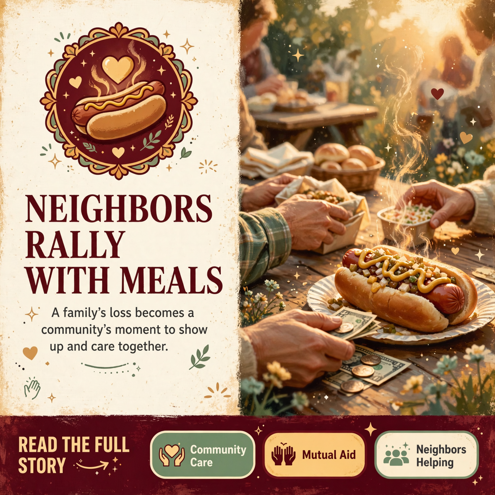 Featured image for "🌭 Community Gathers to Support Johnson Family Through Benefit Lunch"