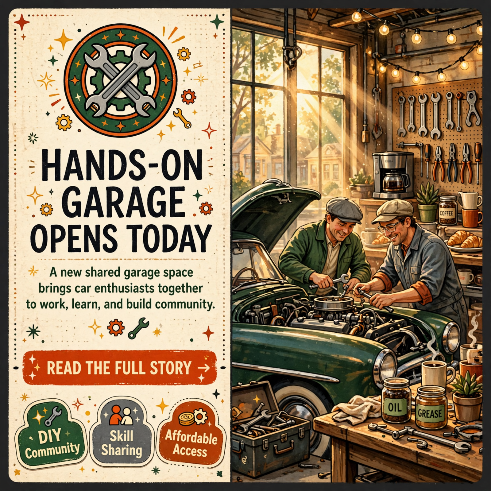Featured image for "🚗 Southern Drive Collective Open Today in Whitwell - Your Local DIY Garage & Car Club"